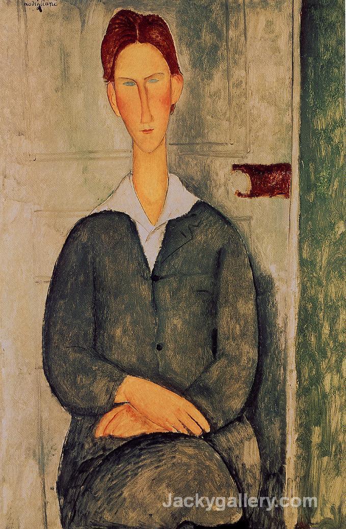 Giovanotto dai Capelli Rosse by Amedeo Modigliani paintings reproduction